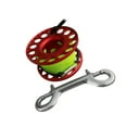 thumbnail image 1 of 30m Aluminum Alloy Cave Scuba Diving Diving Finger Spool Finger Spool Ended Snap Finger Spool Guide Line Reel Red, 1 of 9