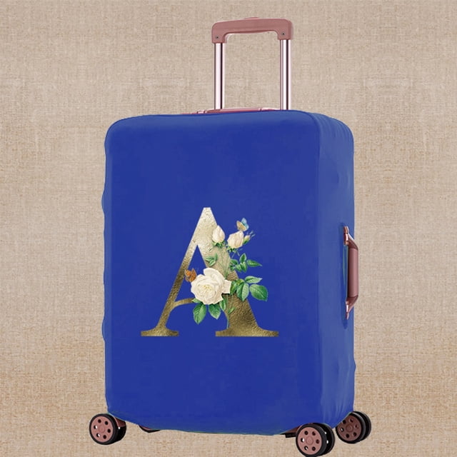 Luggage Cover Scratch Resistant Trolley Protective Case Apply To 18-32 Inch Golden Flower Print Suitcase Travel Accessory Covers 8Golden flower A S (18-21inch)