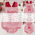 thumbnail image 3 of Baby Ribbed Overall Romper with "Auntie's Little Bestie" Embroidery and Bow Detail, 3 of 5