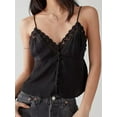 thumbnail image 3 of Musuos Women's Cami Tops Sleeveless Spaghetti Strap V Neck Button Down Camisole Summer Lace Trim Tank Tops, 3 of 10