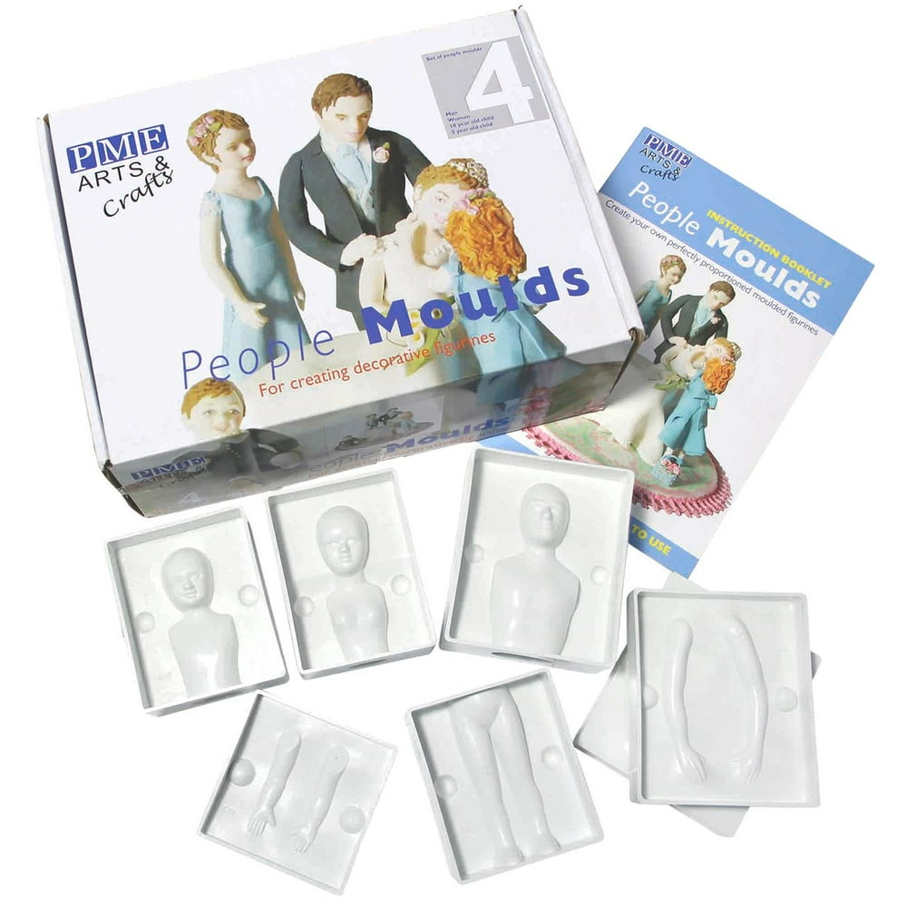 PM641 People Mold Set, People Mold helps you make figurines. Set