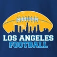 thumbnail image 3 of Wild Bobby Los Angeles LAC American Football City Skyline Iconic City | Trendy Streetwear Fantasy Fan Unisex Boys Girls Graphic Youth T-Shirt, 3 of 6