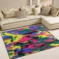 thumbnail image 2 of SKYSONIC Lightweight Soft Area Rugs Abstract Bright Spots Floor Mat for Kids Playing Room Hardwood Floor Living Room 80x58 inchNursery Rugs, 2 of 6