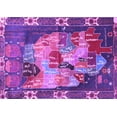 thumbnail image 1 of Ahgly Company Indoor Rectangle Persian Purple Traditional Area Rugs, 4' x 6', 1 of 4