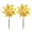 Gold, variant on 2Pcs Large Octagonal Reflective Wind Driven Bird Repellent Windmill Dual Use Kids Toy Outdoor Decor For Balcony Yard Orchard Garden
