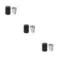 thumbnail image 1 of Yuarrent 4 Pieces/Set Camping Water Cups Picnicking Drink Sleeve Hotel with Wine Mugs Stainless Office Beverage Steel Cup Tableware Type1 NO1, 1 of 6