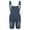Blue, variant on cllios Bib Overall Shorts for Men Casual Fashion Solid Breast Pocket Denim Shorts Straight Type Overalls