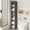 Iron gray, variant on YQ JENMW 6-Tier Tall Narrow Bookshelf,Slim Storage Organizer Shelf,Freestanding Display Storage Shelf for Living Room,Bedroom,Home Office,White