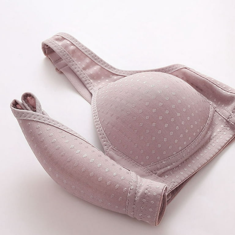 asdoklhq Bras for Women Womens Plus Size Clearance $5,Woman's Comfortable  Breathable Bra Underwear No Rims 