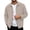 Beige, variant on Rvwovn Men's Ribbed Trucker Jacket Full Zip Lapel Collar Corduroy Fall Outerwear for Daily Wear