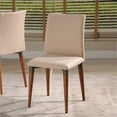 thumbnail image 2 of Manhattan Comfort Chaise d'Appoint Rembourrée Charles en Beige Foncé, 2 of 6