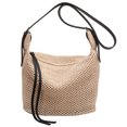 thumbnail image 1 of Bolso tejido para mujer, bolsos Hobo tejidos, cierre de cremallera de gran capacidad para viajes al aire libre, 1 of 9