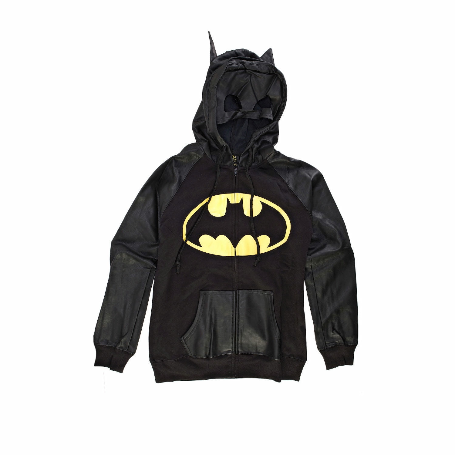  × Batman フルジップパーカー　Lサイズ【未開封】 DC Comics Batman Half Mask Juniors Zip-Up Hoodie Sweatshirt | XL