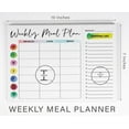 thumbnail image 4 of Inkdotpot 7"x10" Weekly Planners & Appointment Book, with Tear Off Grocery List, White, 54 Pages, 4 of 5