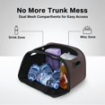 thumbnail image 3 of Stylish Faux Leather Multifunctional Car Storage Box, Versatile Spacious Organizer for Passenger Seat and Trunk, 3 of 4