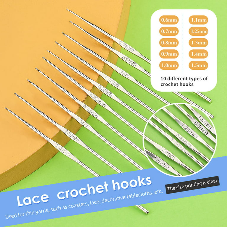 Crochet Kit for Beginners with Everything,Aeeque Crochet Starter Set  Include Comfortable Ergonomic Crochet Hooks,Small Metal Lace Needle,Crochet  DIY