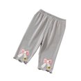 thumbnail image 5 of WOLLED 1-5Y Toddler Girls Summer Leggings Cute Printed Cropped Pants for Kids Breathable Thin Design Perfect for Warm Weather Ideal for Active Play and Casual Wear, 5 of 7