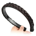 thumbnail image 5 of DIGUAN Headband Synthetic Hair Plaited Headband Braid Braided With Teeth Hair Band Accessories for Women Girl Width 1 Inch (Chocolate), 5 of 5