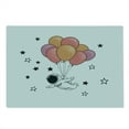 thumbnail image 2 of Astronaut Cutting Board, Spaceman Floating in the Space with Balloons Happy Birthday Cosmic Celebration, Decorative Tempered Glass Cutting and Serving Board, Large Size, Multicolor, by Ambesonne, 2 of 5