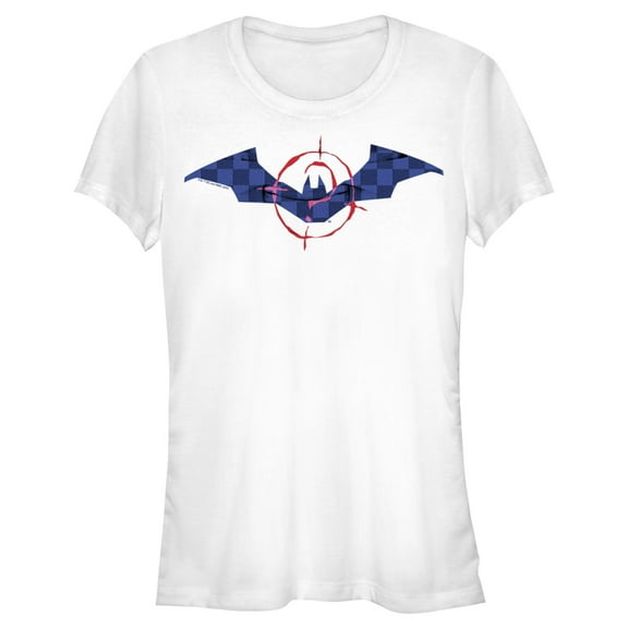 Junior's The Batman In Riddler Sight  Graphic Tee White Small