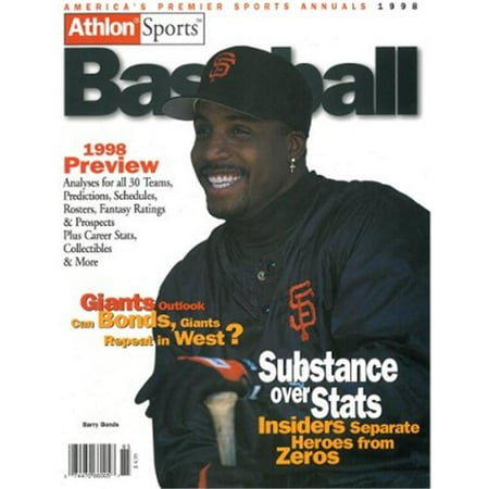 Athlon CTBL-013035 Barry Bonds Unsigned San Francisco Giants Sports 1998 MLB Baseball Preview Magazine
