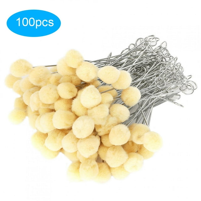 Wool Dauber,100Pcs Leather Wool Daubers Craft Wool Dauber Dye Wool Dauber Ultimate Comfort
