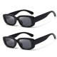 thumbnail image 1 of Gafas de Sol Rectangulares Trendy Dollger para Mujer y Hombre en Negro, 1 of 5