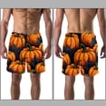 thumbnail image 3 of luoweisi Men's Beach Shorts Quick Dry Swim Trunks with Mesh Lining Pumpkin M, 3 of 5