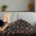 thumbnail image 3 of Abstract Soft Flannel Fleece Blanket, Geometric Trippy Forms in Funky Tones Digital Puzzle Game Style Urban Illustration, Cozy Plush for Indoor and Outdoor Use, 50" x 60", Multicolor, by Ambesonne, 3 of 5