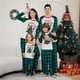 thumbnail image 1 of Ropa navideña para el hogar, pijamas con estampado de letras del árbol de Navidad de Papá Noel, Europa y Estados Unidos, invierno cálido, 1 of 5