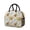 Black-3, variant on Insulated Lunch Bag for Women, Floral Print Oxford Fabric Lunch Box, Leakproof Thermal Cooler Tote for Work, School & Picnic, Sunflower Floral Print