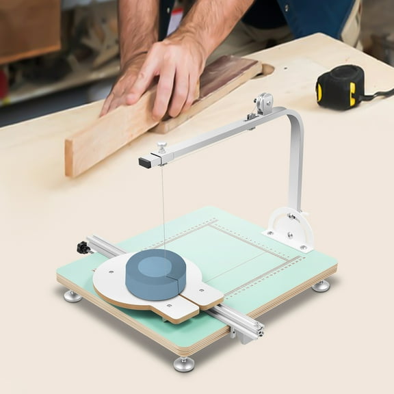 Peakora Portable Desktop Hot Wire Foam Cutting Machine 72W Board Wax Wire Foam Styrofoam Cutter Machine Styrofoam Polystyrene Cutting Tool Set with Adjustable Dial and Temperature