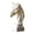 White, variant on lanema Artistic Horse Head Design Sculpture Premium Resin Construction Statue Display