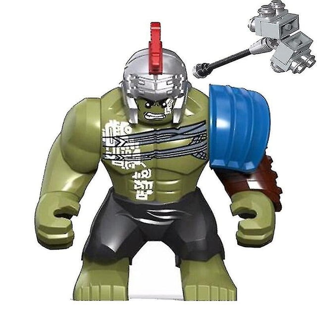 Hulk Thor, Ragnarok Korg, construcción de bloques de figuras, juguete de bloques de construcción