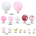 thumbnail image 2 of Guirlande de Ballons d'Anniversaire, Arche de Ballons - Ballons Roses, Ballons Blancs et Confettis, Guirlande de Ballons Roses pour Décorations d'Anniversaire, Mariages, Décorations d'Halloween, Fille, 2 of 5