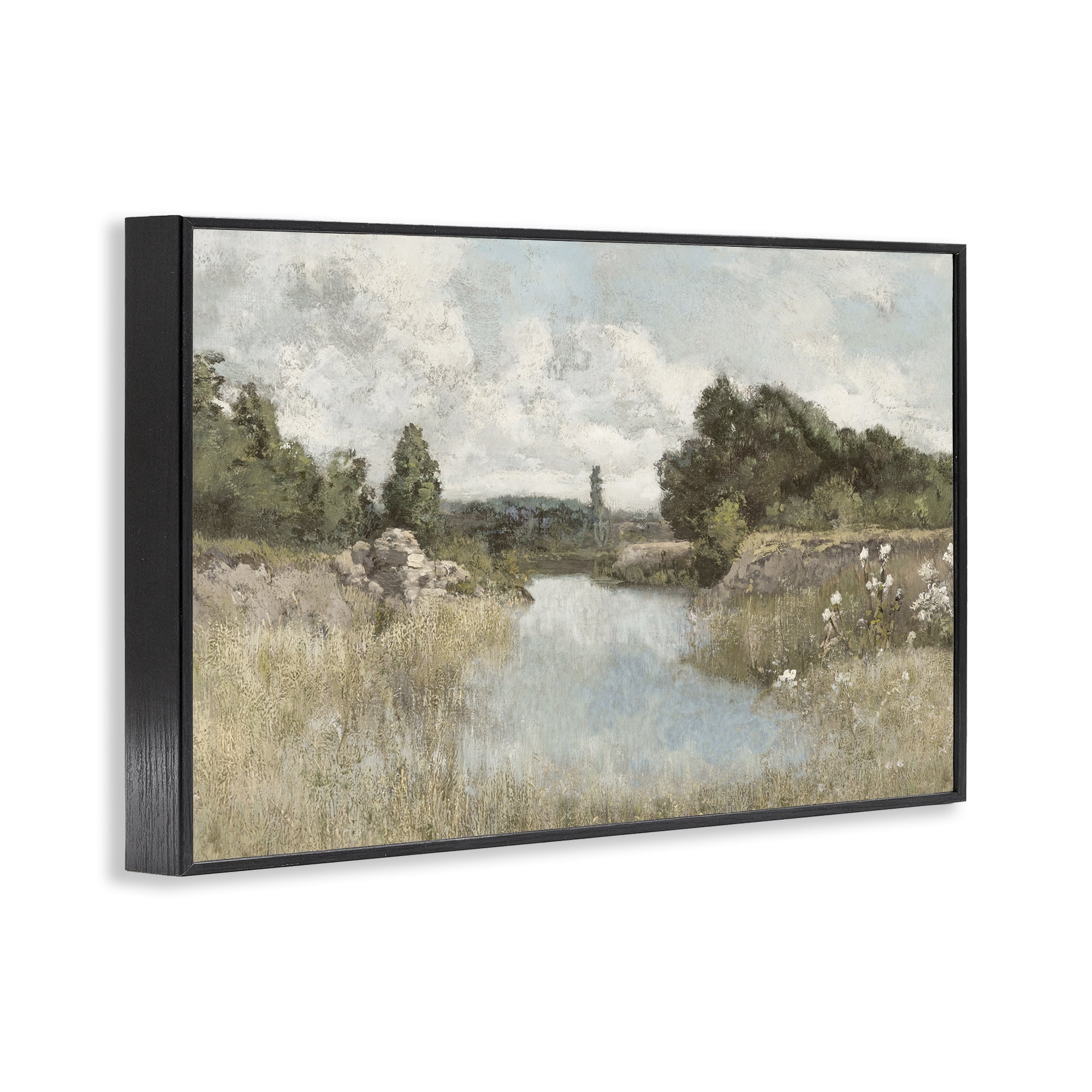 Stupell Industries Dawn At The Shore Black Framed Giclee Art, design by Christy McKee