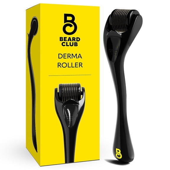 Beard Club Derma Roller for Face, Scalp and Body Care - Microneedling Tool for Men & Women