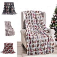 thumbnail image 7 of SLYNSHome Christmas Throw Blanket 27x39 inch,Lightweight Plush Flannel Blanket with Animals Pattern Soft Fuzzy Cozy Fleece Blanket for Sofa Office Home Xmas Decoration, 7 of 7