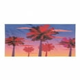 thumbnail image 1 of Abstract Gym Towel, Contemporary Style Tropical Trees Clouds and Sunset Ombre Effect Exotic Skyscape, One-Sided Quick Dry Microfiber for Beach Fitness & Swimming, 60" x 30", Multicolor, by Ambesonne, 1 of 2