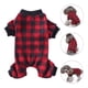 thumbnail image 4 of 1pc Lattice Pattern Puppy Perro Perro Puppy Suéter Ropa Mascota Pijamas Pijamas, 4 of 4