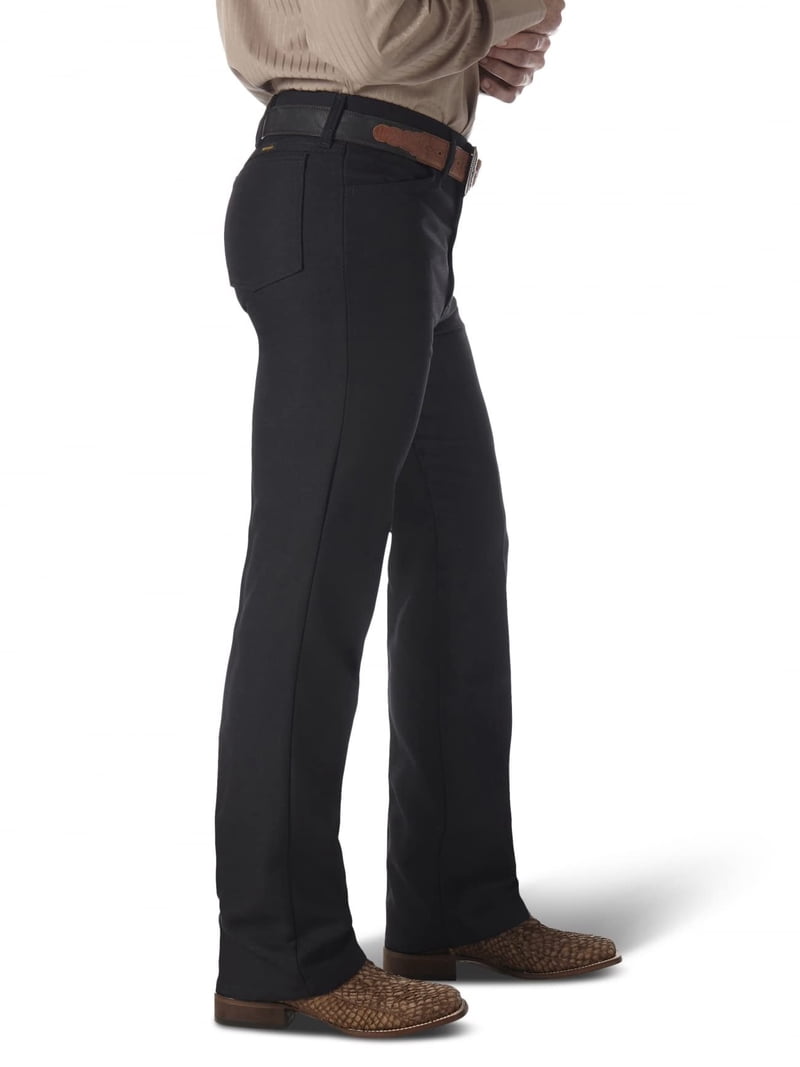 Wrangler Men's Wrancher Cowboy Twill Dress Jean with Stretch