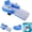 elongated, variant on Motorized Inflatable Pool Float for Adults, Dual 66W Motor Rechargeable with Backrest & Cup Holder, Portable Electric Water Float for Pool Lake River Beach Summer