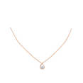 thumbnail image 5 of ANGARA Natural Floating Aquamarine Tulip Pendant with Diamonds in 14K Rose Gold for Women (Size-4mm) | March Birthstone, Birthday, Anniversary, Jewelry Gift for Women | Natural Aquamarine Necklace, 5 of 9