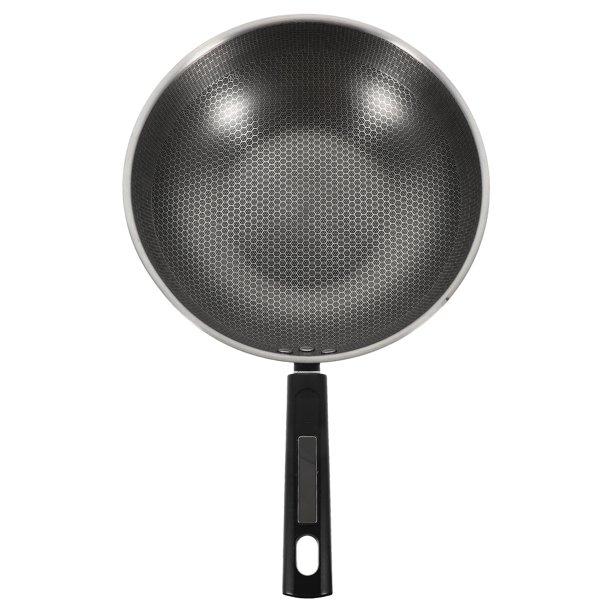 Sartén de acero inoxidable con forma de panal para huevos, sartén para carne, sartén de fondo plano para huevos, sartén
