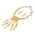 thumbnail image 1 of Collar de mano de esqueleto de Halloween, collar decorativo con pendientes, decoración, diseño europeo para mujeres, collar de joyería para club, 1 of 8