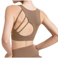 thumbnail image 1 of Yuyuzo Débardeurs d'Entraînement pour Femmes Col Rond Brassières de Sport Course Gym Yoga Vêtements Actifs Court Hauts de Sortie, 1 of 3