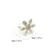 thumbnail image 5 of Moyic Valentine Napkins Plates Snowflake Design Buckle Clasps Rings Metal Banquets Rhinestone Decorations Table Jewelry Napkin Type2 NO2, 5 of 6