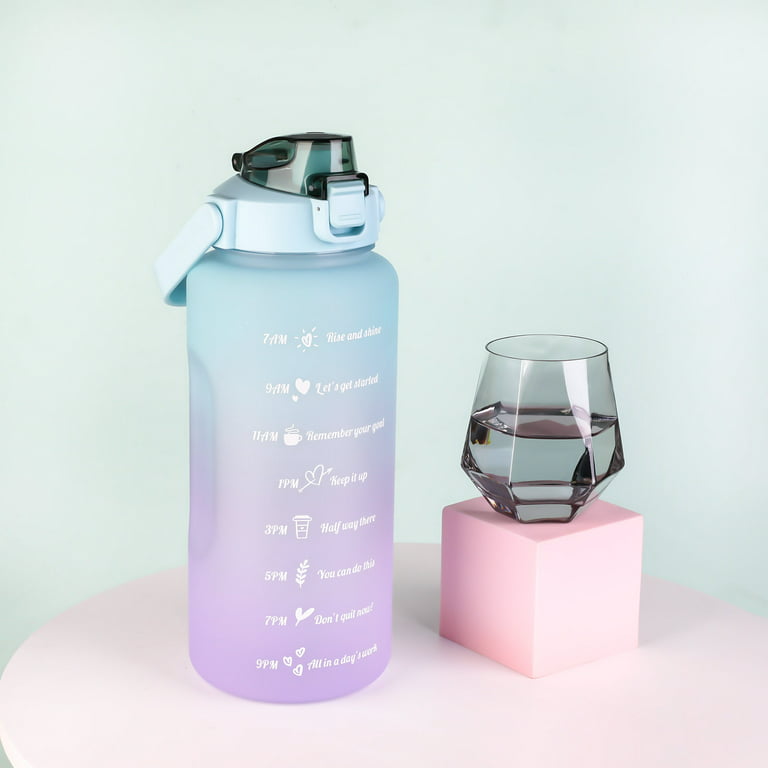 ST-YIBEN 64oz,100oz,128oz Large Motivational Water Bottle with Time Marker,  Leakproof & BPA Free Hal…See more ST-YIBEN 64oz,100oz,128oz Large