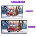 thumbnail image 5 of Santa is Coming Cocker Spaniel Merry Christmas Xmas Noel Truck Tree Desk Mat Full Keyboard Mouse Pad Cockers Dog Lover Gifts Large Mousepad - 02023, 5 of 5