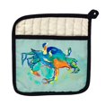 thumbnail image 1 of Betsy Drake PT107 Orange Crab Pot Holder, 1 of 1